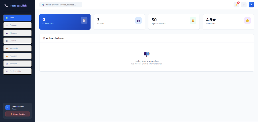TecnicosClick - SaaS de gestión de técnicos en campo